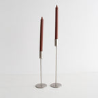Kira Stainless Steel Candle Holder Set