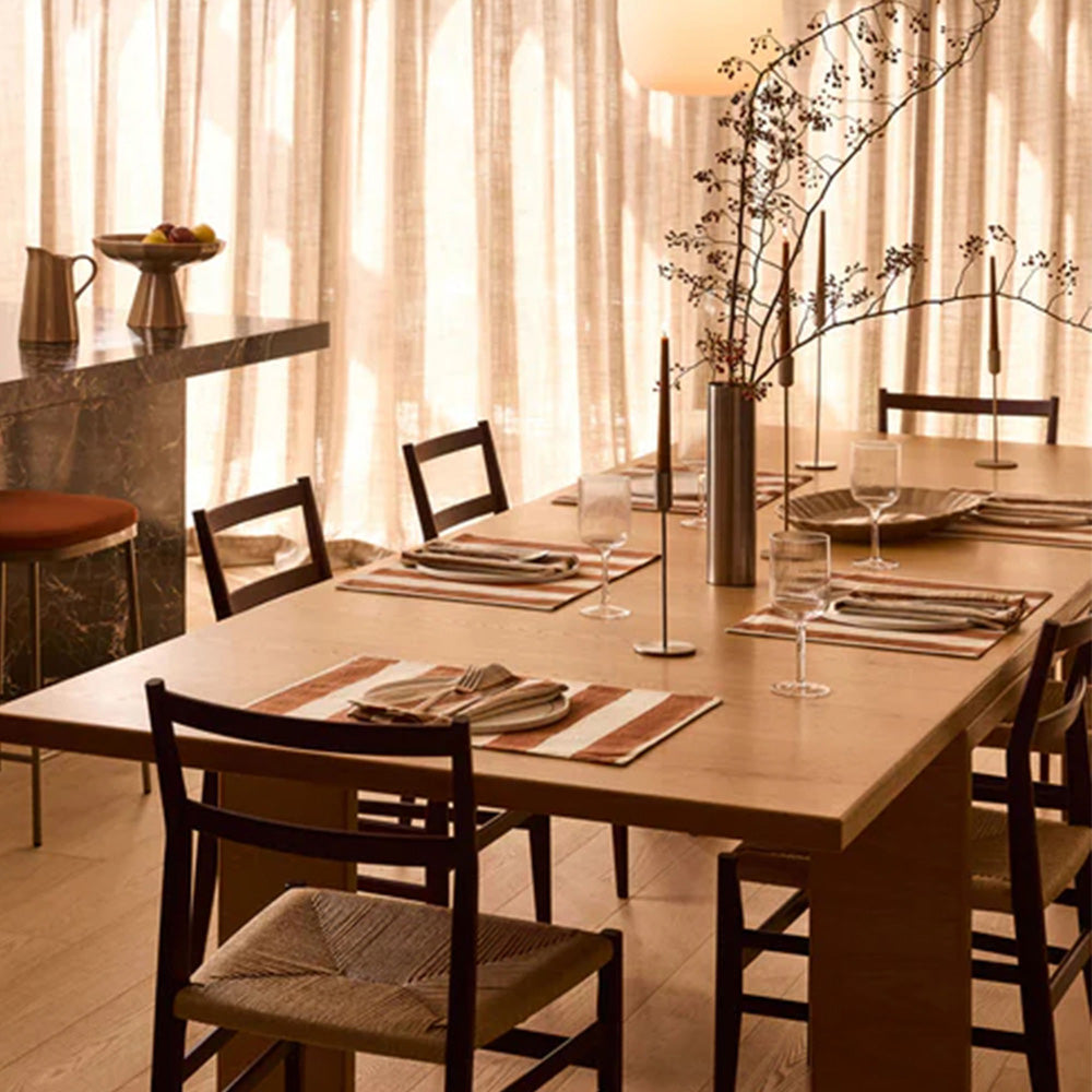 Kira Stainless Steel Candle Holder Set