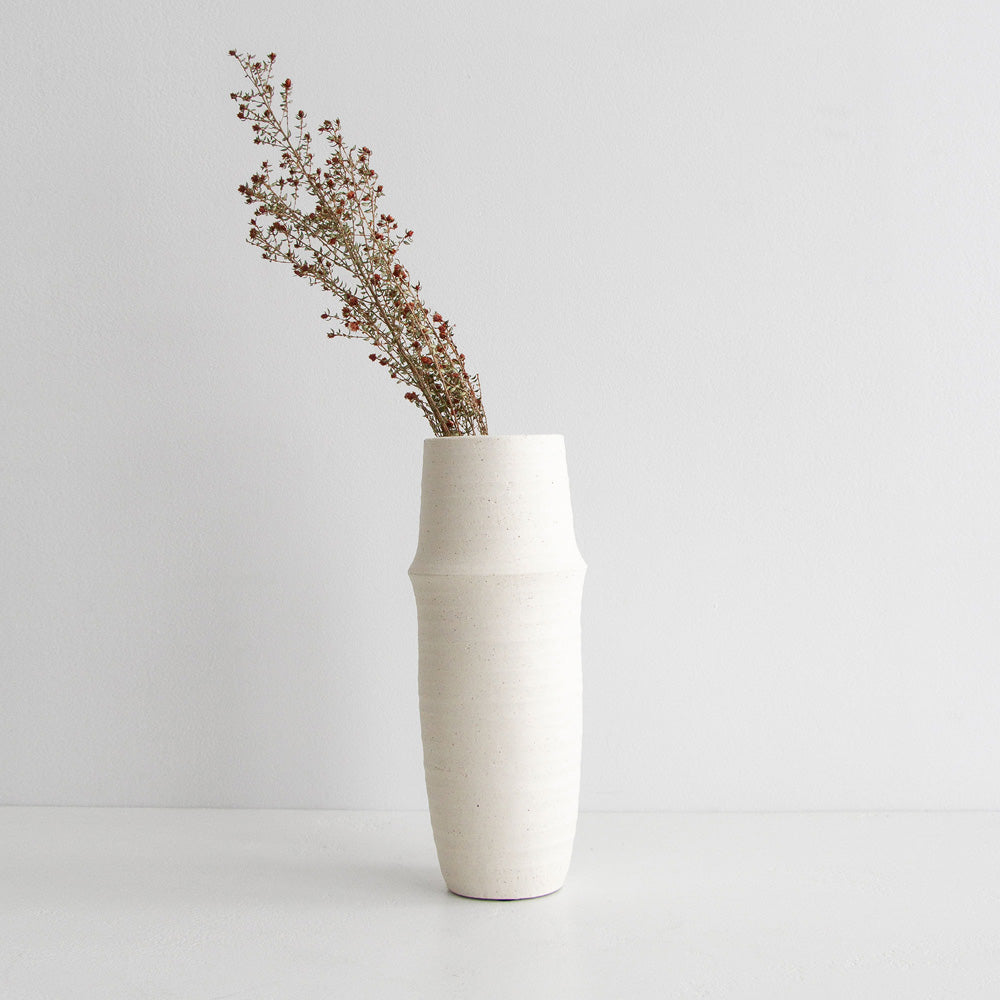 Sawyer Vase - Chalk, Small
