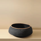 Sfera Basket, Large - Black/Tan