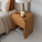 Ezra Oak Bedside Table