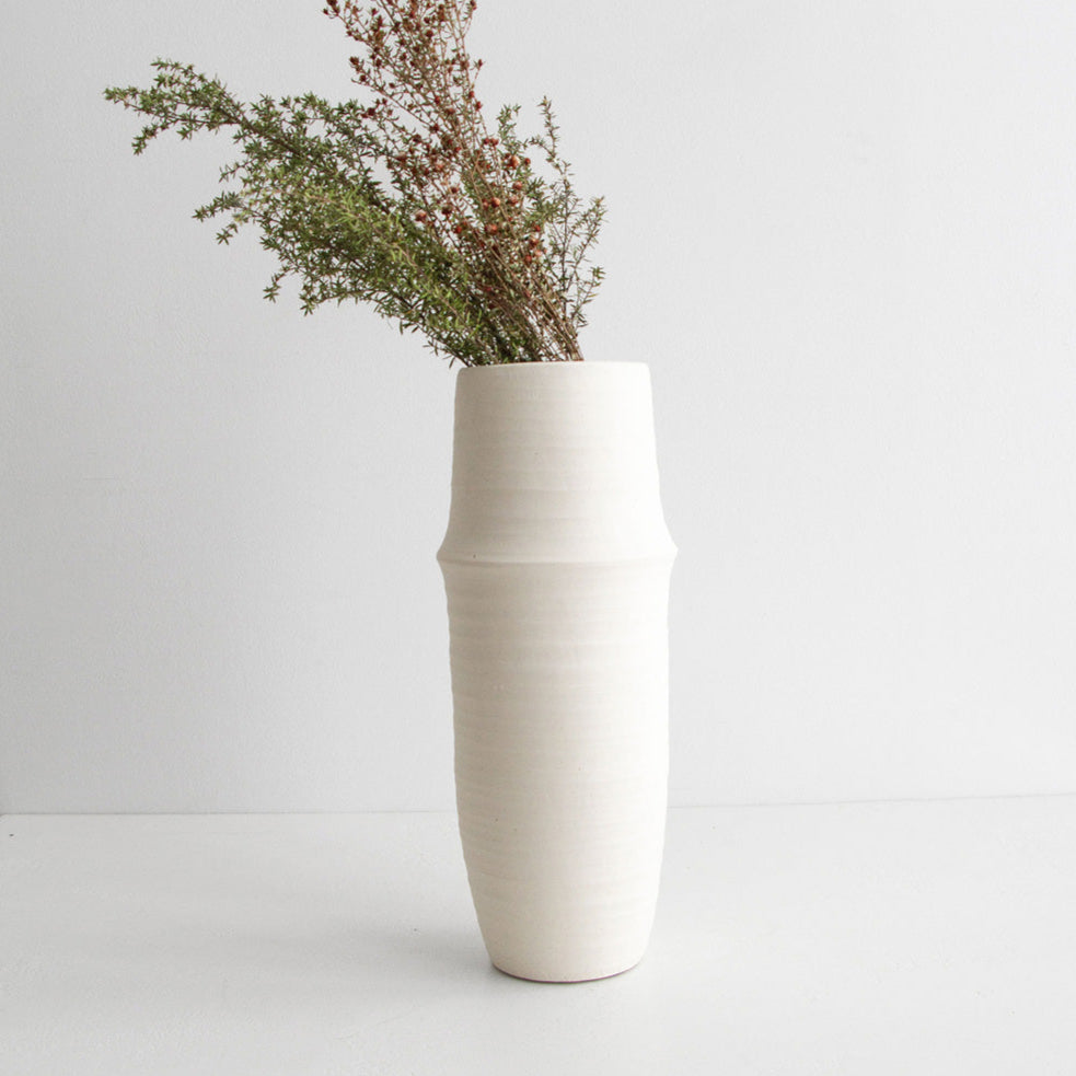Sawyer Vase - Chalk,  Large