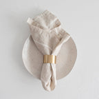 Gold Napkin Rings - Set of 4