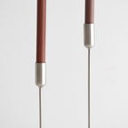 Kira Stainless Steel Candle Holder Set