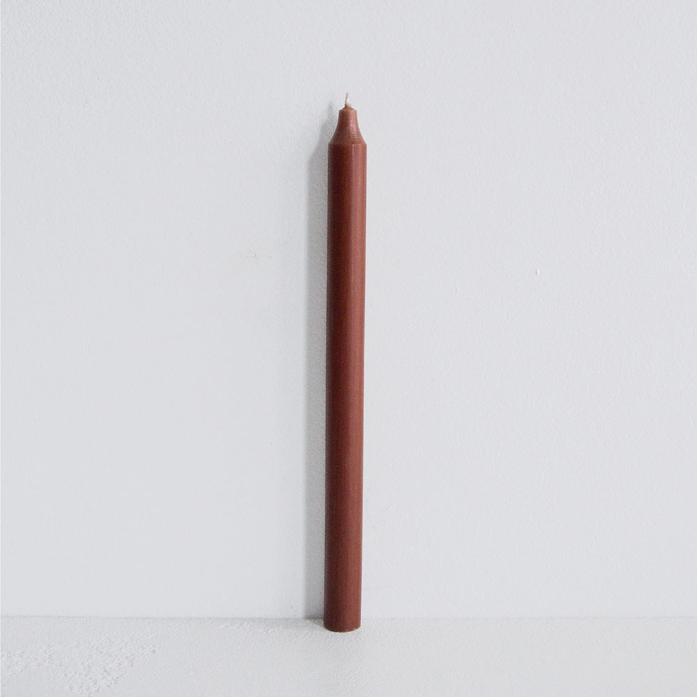 Broste Taper Candle - Dark Brown