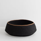 Sfera Basket, Large - Black/Tan