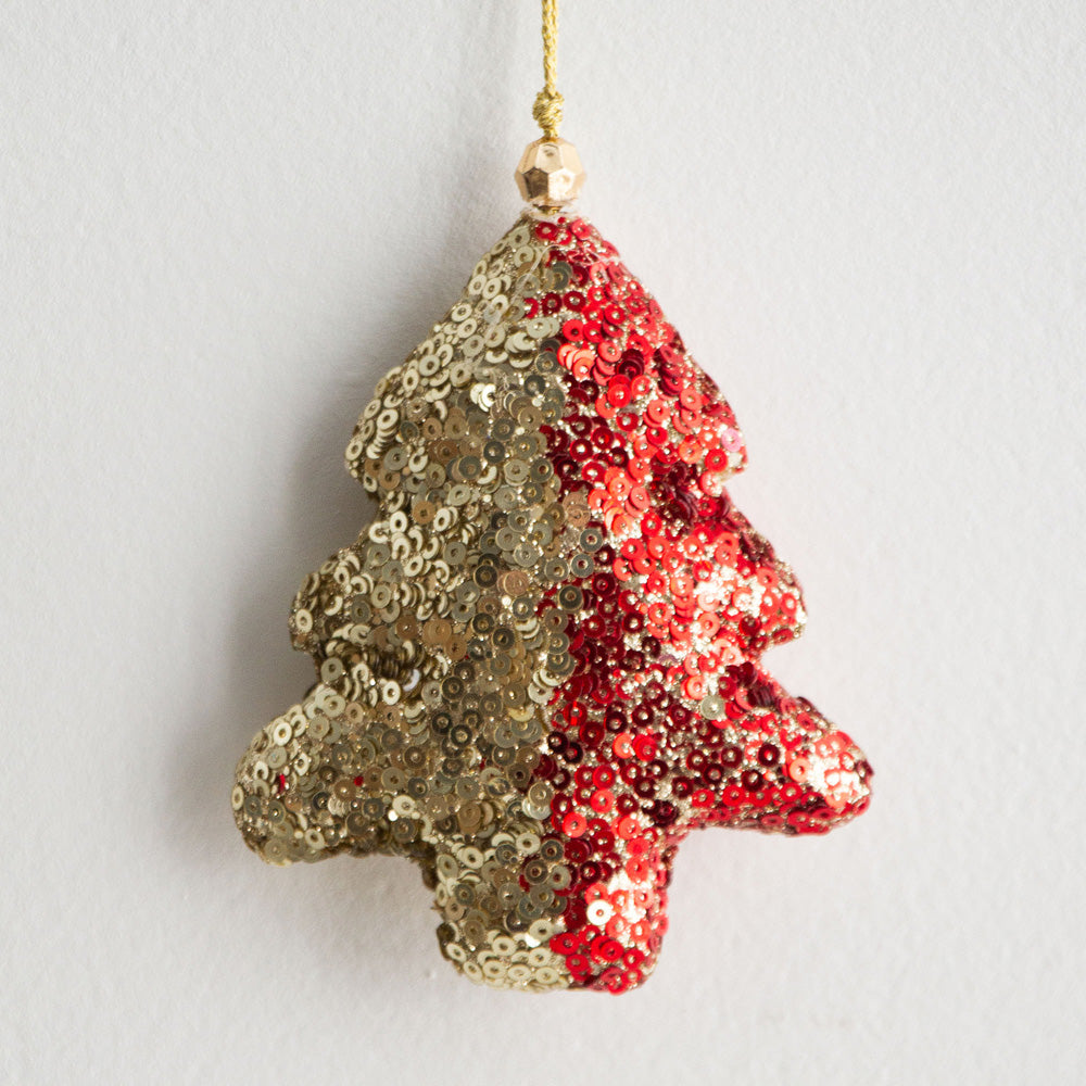 Sequin Christmas Tree Ornament