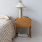 Ezra Oak Bedside Table