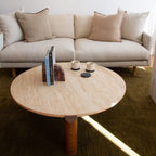 Cain Travertine Coffee Table