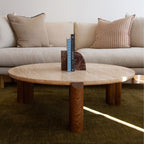 Cain Travertine Coffee Table