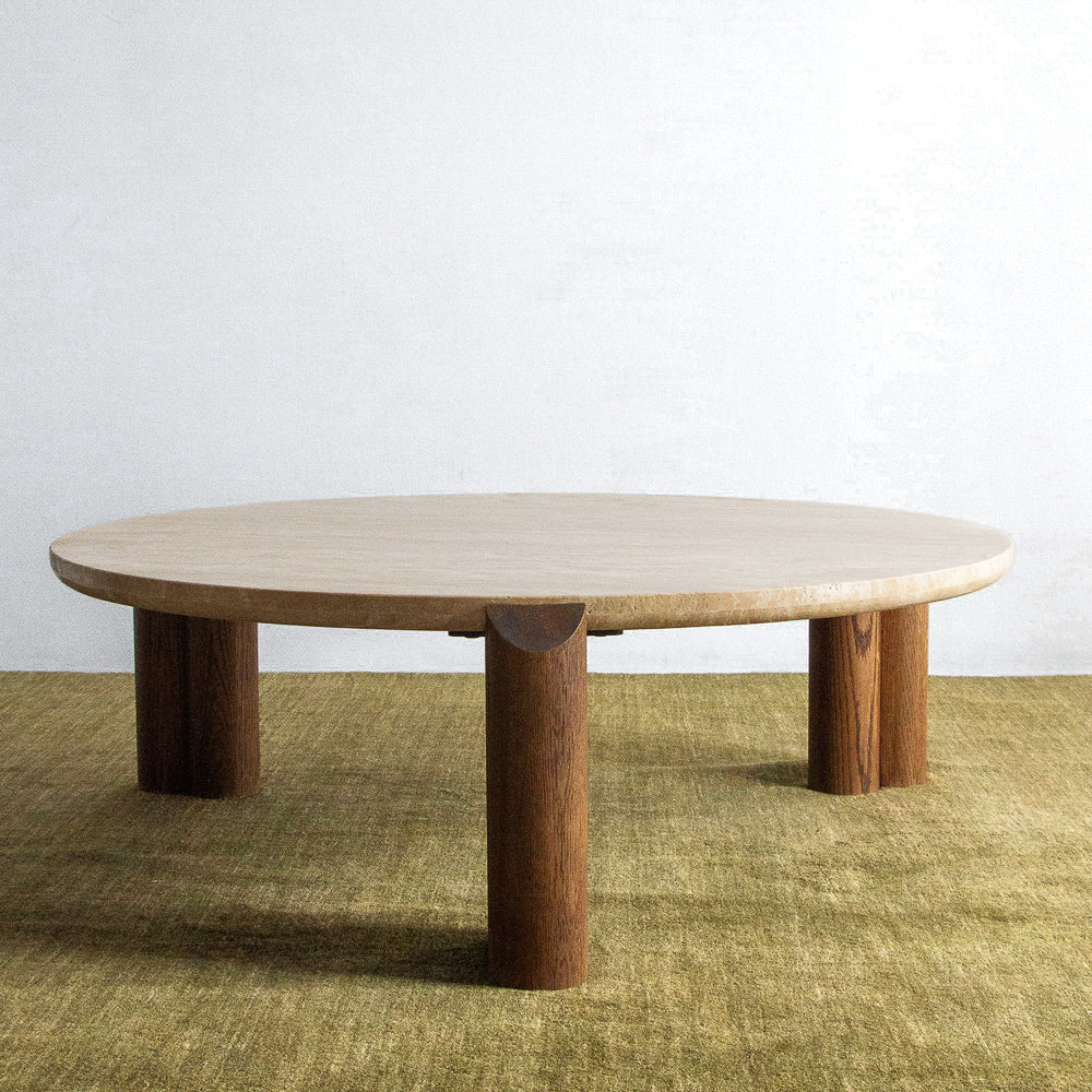 Cain Travertine Coffee Table