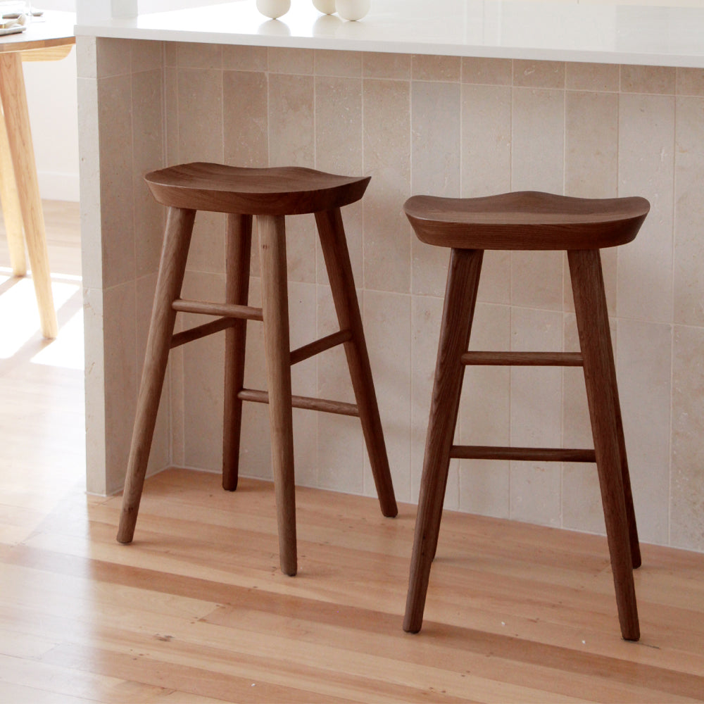 Damian Bar Stool - Walnut