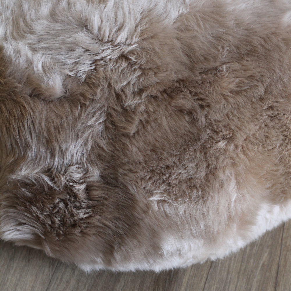 New Zealand Wool Ezra Ottoman