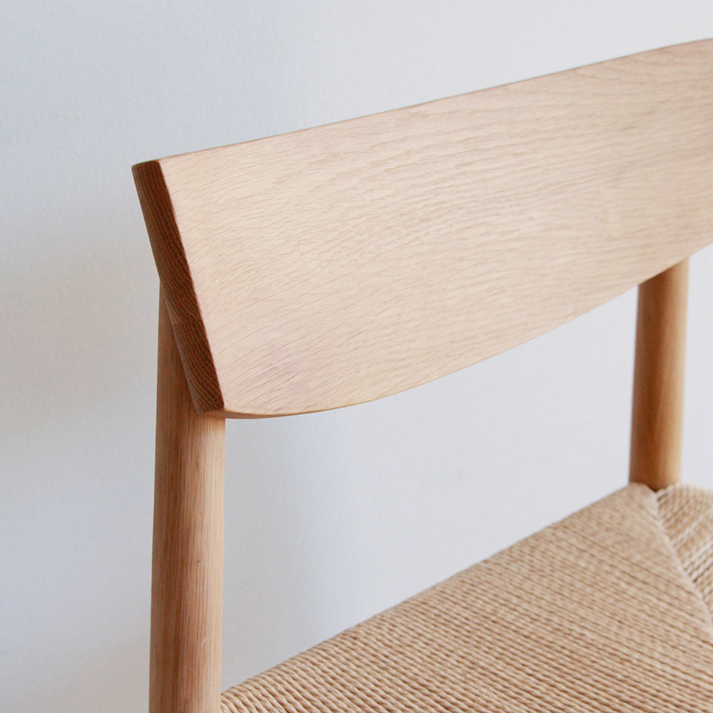 Isaac Cord Barstool - Natural Oak