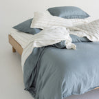 European Linen Duvet Cover - Lake