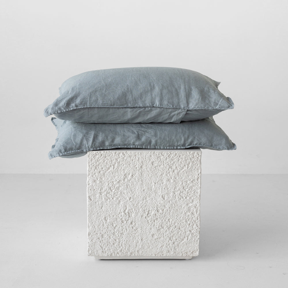 Linen Pillowcases - Lake