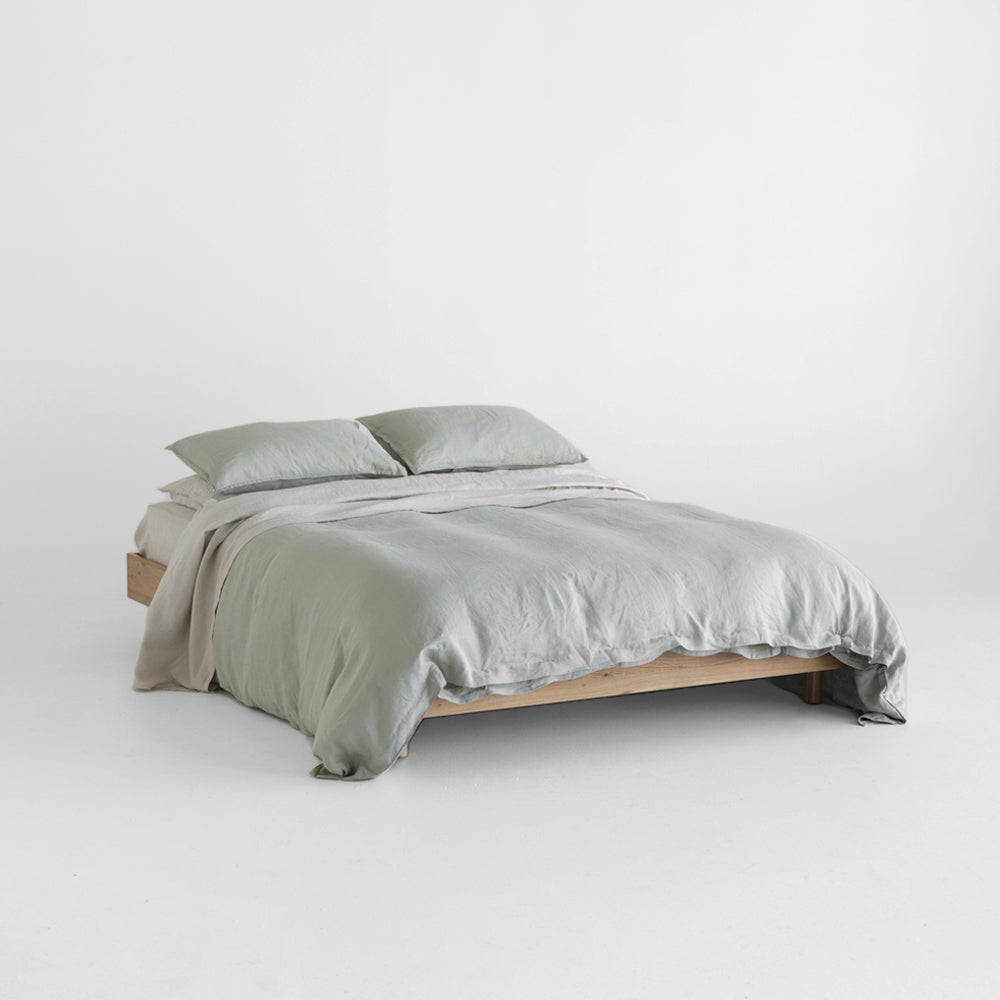 European Linen Duvet Cover - Laurel