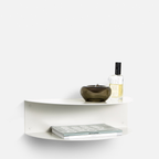 Fold Bedside Table - White