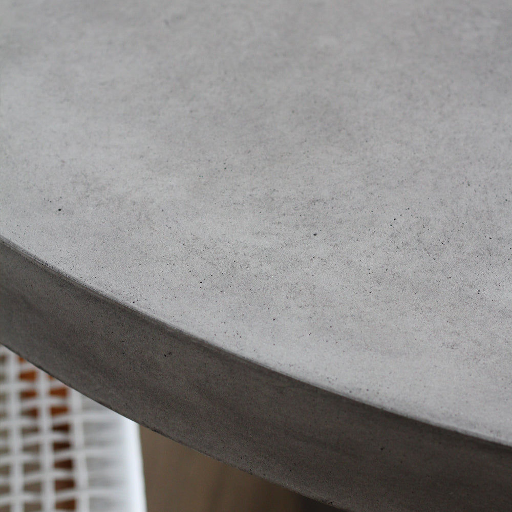 Milano Round Concrete Table  - Grey