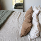 European Linen Duvet Cover - Oatmeal