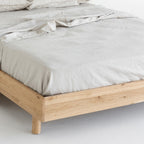 European Linen Fitted Sheet - Oatmeal