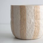 Rayas Ceramic Pot - Taupe, medium