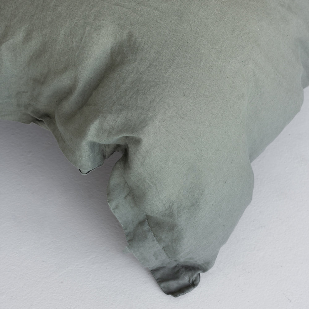 European Linen Duvet Cover - Rosemary